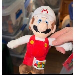 Nintendo‎ Super Mario Fire Mario Plush Toy Stuffed Animal Nintendo NWT